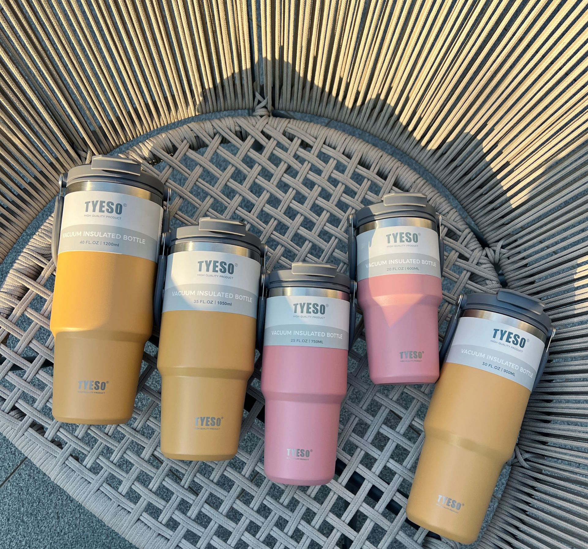 대용량 텀블러 손잡이 빨대덤블러 보온보냉텀블러 750ml+1리터이상 미끄럼방지캡 증정품 - 상세 이미지 5