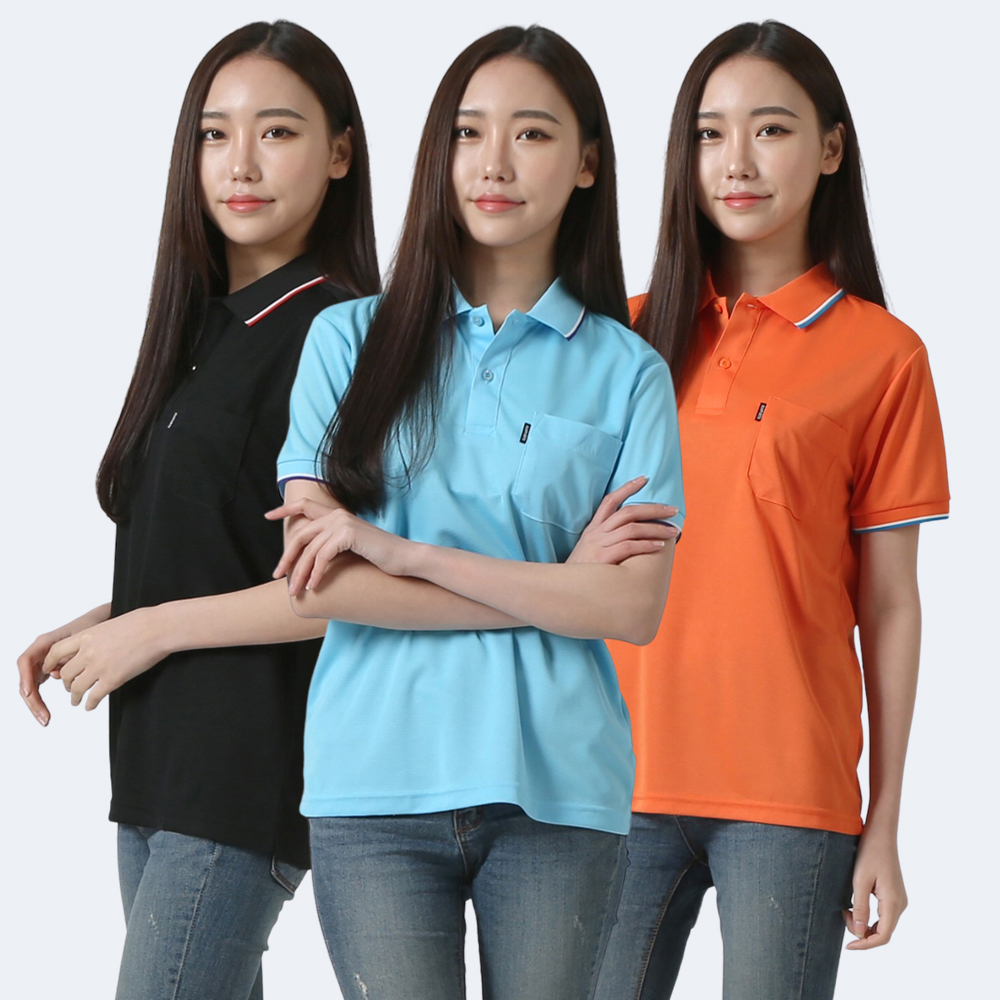 네이버 남녀공용 098 에어로쿨 기능성 반팔 카라티 쿨티셔츠 FGS