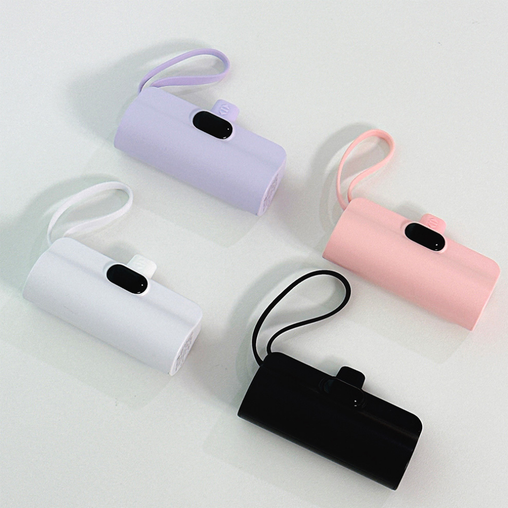 라쓰 일체형 도킹형 보조배터리 5000mAh C타입 8핀 - 상세 이미지 2