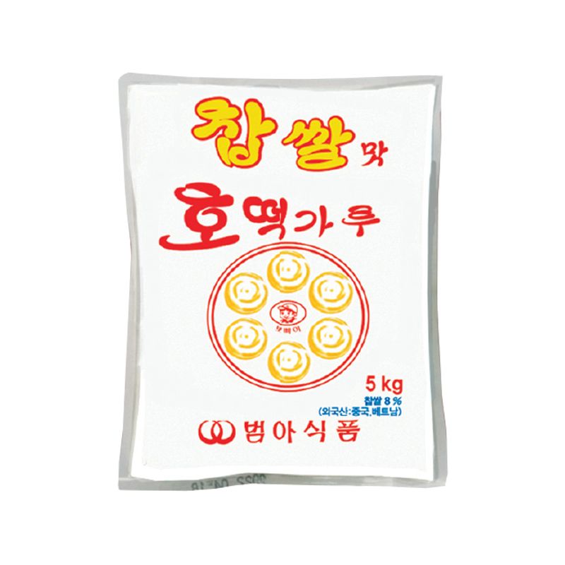 업소용 찹쌀 호떡 가루 믹스 분말 재료 반죽 달콤한 믹스 겨울 간식 구이 베이킹 - 상세 이미지 3