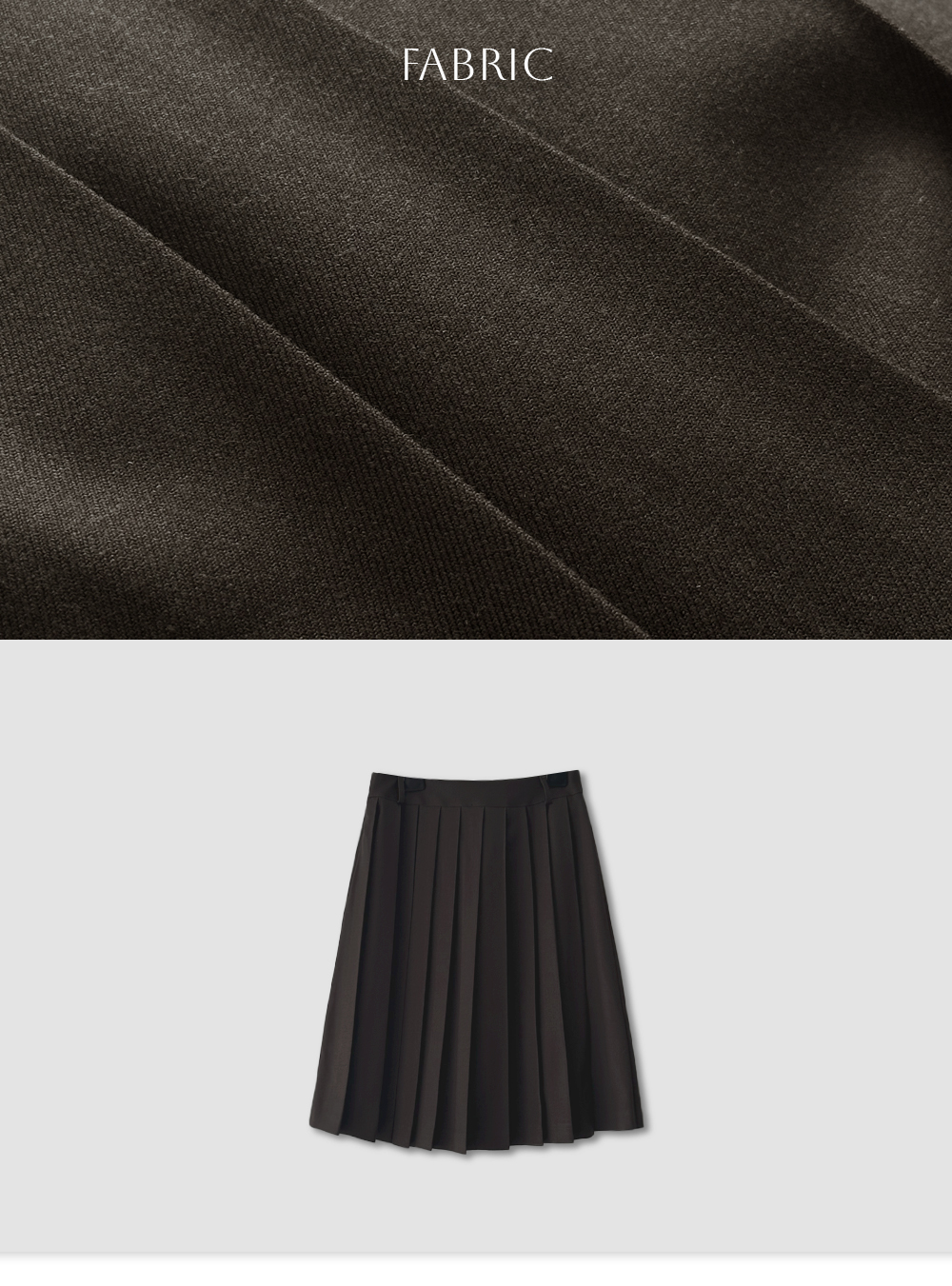 [SALE]Vito pleated skirt가을/봄/플리츠스커트/미디스커트/스커트/하객룩/프레피룩/유럽여행/일본여행/가을여행룩 상세 이미지 3