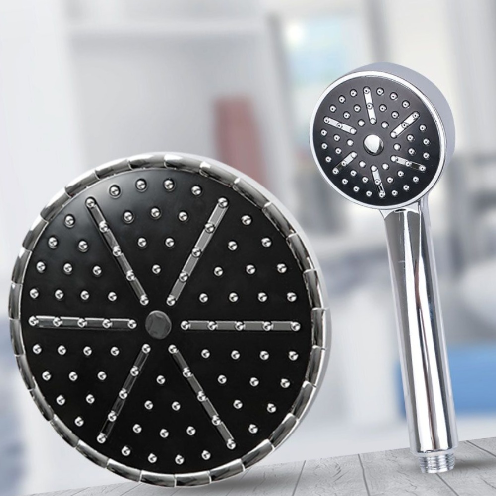 부속부품 원형 세트 / 욕실 헤드 샤워기 해바라기 샤워기 블랙