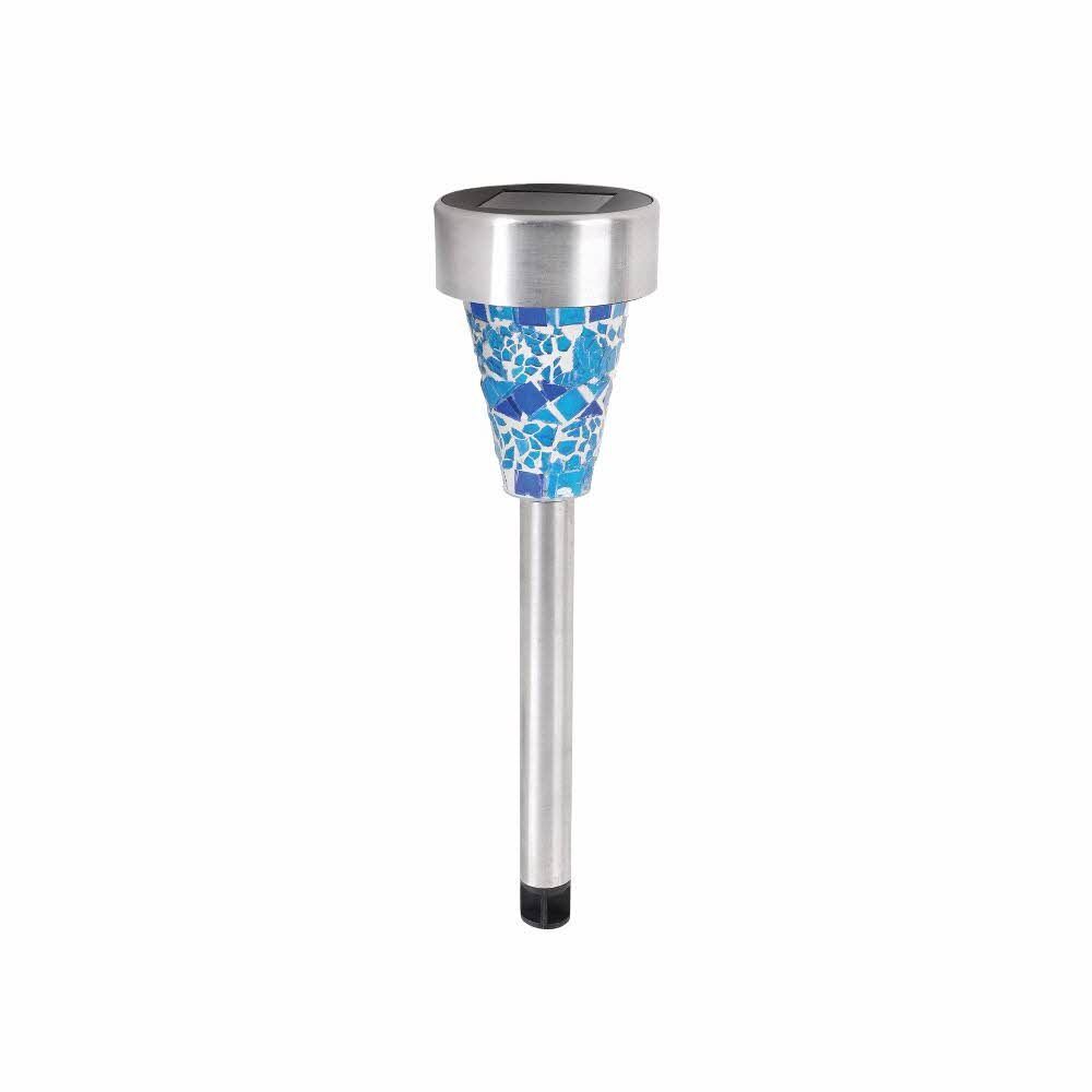 블루 펜션 LED 태양광 카페 모자이크 실외 정원등 : 하윤컴퍼니