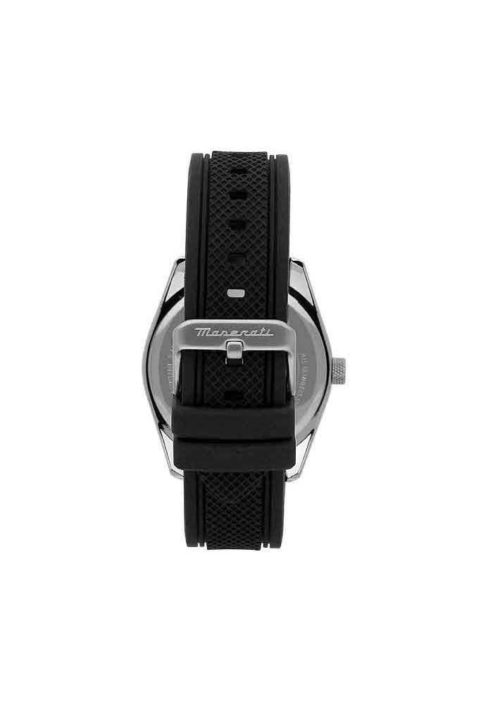 [Italian Design] 마세라티 남자 ATTRAZIONE 고무 클래식 손목 패션 방수 야광시계 블랙 - 상세 이미지 3
