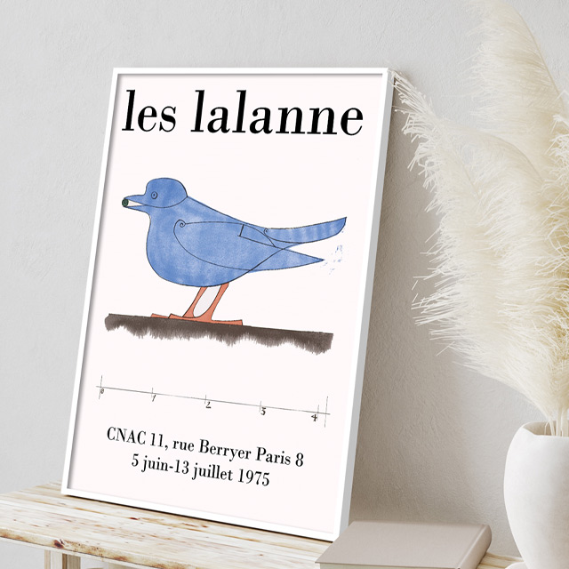 명화 Les lalanne 파랑새 전시 인테리어 포스터 그림액자 거실 빈티지 캔버스 라렌
