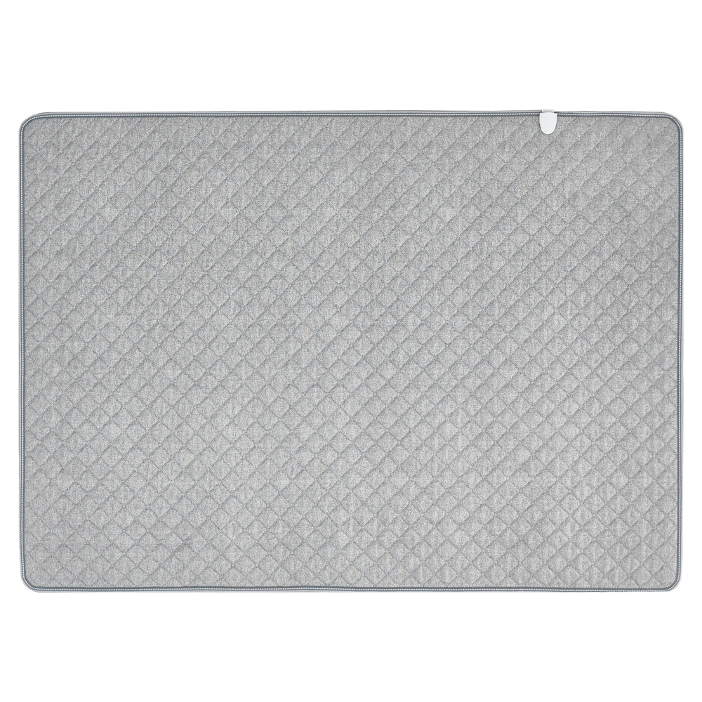 침대 전기장판 2인용 탄소매트 라이트그레이 온열매트 더블