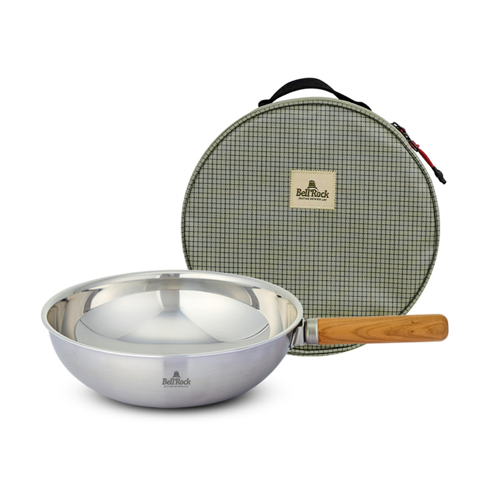 벨락 궁중팬 24cm 스텐 캠핑웍 오뎅냄비 후라이팬 통3중