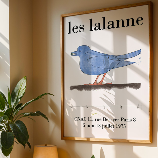 명화 Les lalanne 파랑새 전시 인테리어 포스터 그림액자 거실 빈티지 캔버스 라렌