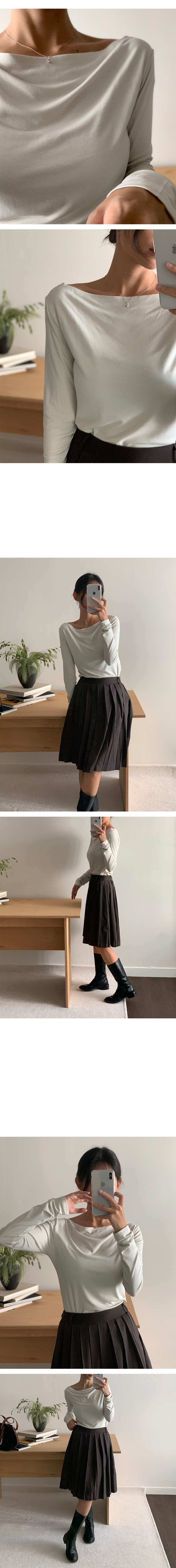 [SALE]Vito pleated skirt가을/봄/플리츠스커트/미디스커트/스커트/하객룩/프레피룩/유럽여행/일본여행/가을여행룩 상세 이미지 14