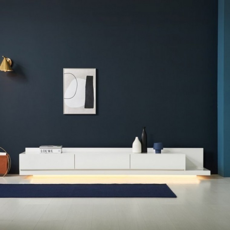 가구산책 LED 맞춤 거실장 우 EC112