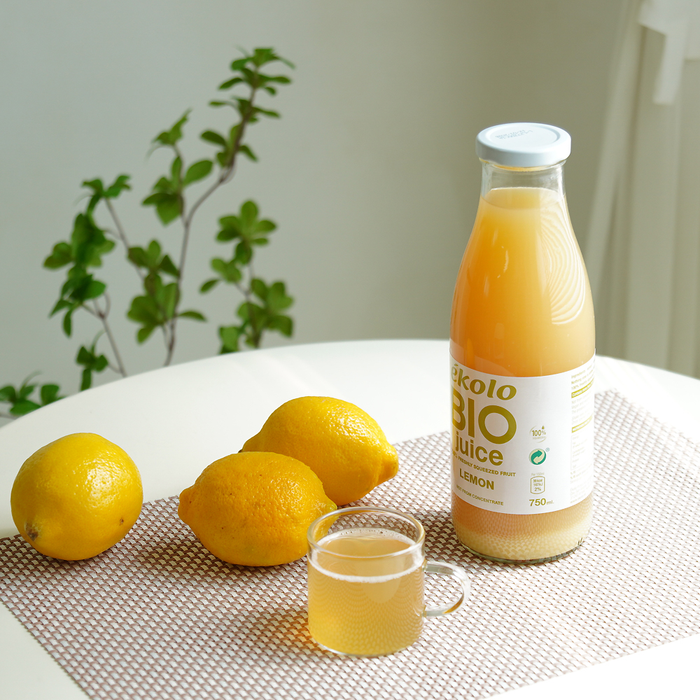 유기농 레몬즙 750ml 100% 레몬원액 주스 하이볼 레몬수