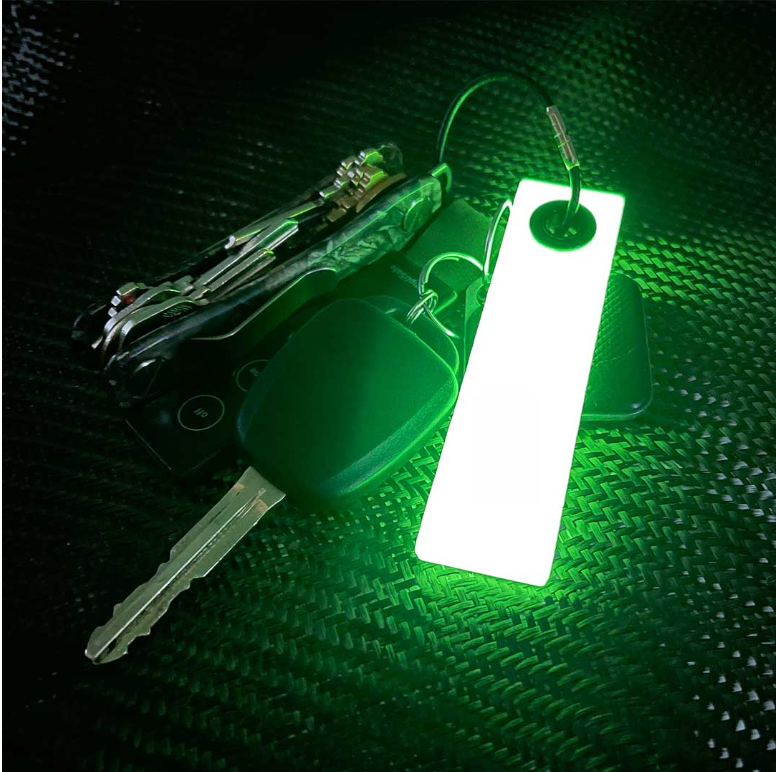 [야광키링/태그] Afterburner Glow Ring/Tag 애프터버너 글로우 야광 키링, 키체인, 태그(2개 디자인) - 상세 이미지 2