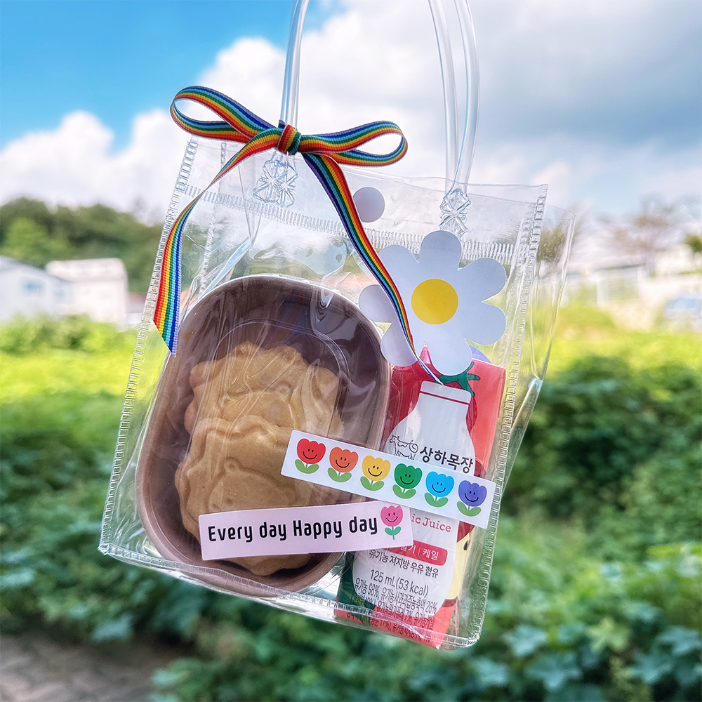 미니 벤또락 50p 쿠키 과일 떡 소풍 일회용 포장 도시락 용기 크라프트 150 - 상세 이미지 4