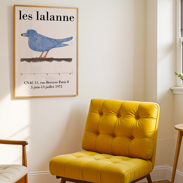 명화 Les lalanne 파랑새 전시 인테리어 포스터 그림액자 거실 빈티지 캔버스 라렌