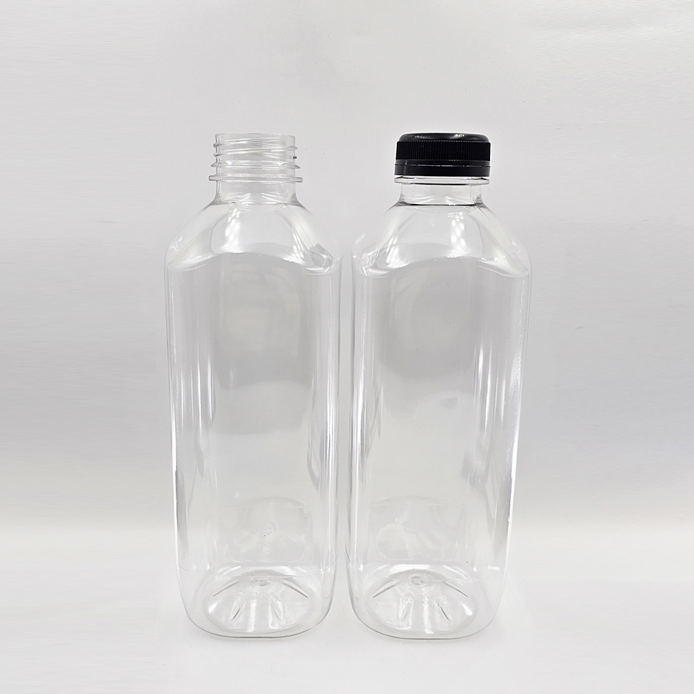 [보틀스] 1리터 1L 1000ml 1000미리 사각 우유 페트병 PET병 주스병 공병 제품 이미지