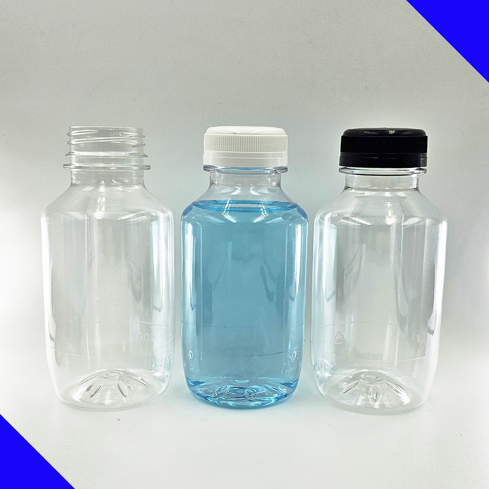 (205개) 300ml 300미리 300 페트병 원형 우유병 주스병 일회용 플라스틱병 - 메인 이미지