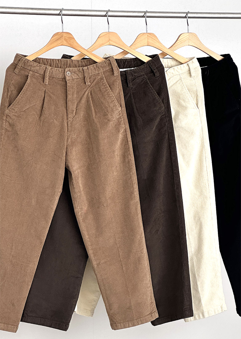남자골덴바지 남성코듀로이팬츠 와이드팬츠 겨울바지 - 상세 이미지 5