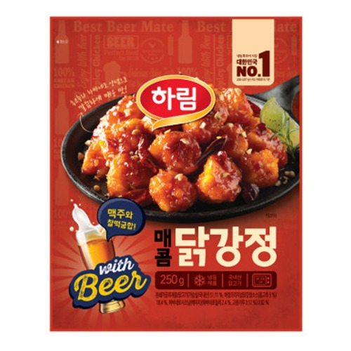 하림 매콤닭강정 250g : 송이나무