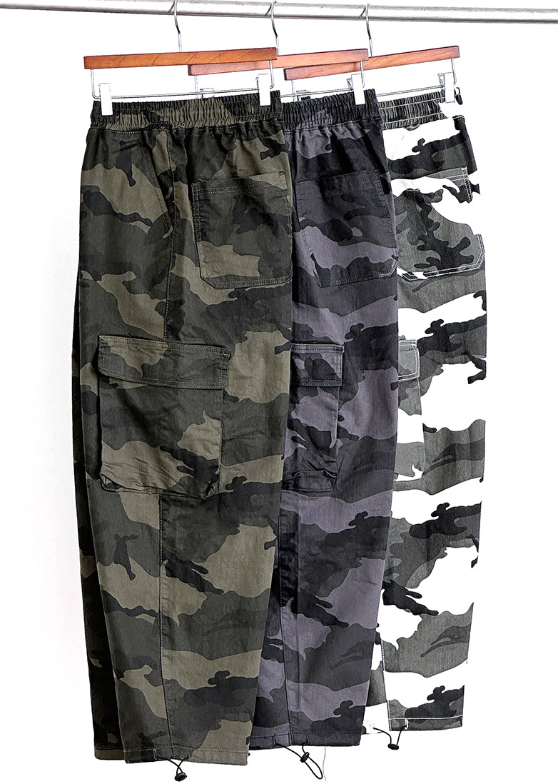 남자 밀리터리바지 카모바지 와이드팬츠 카고팬츠 - 상세 이미지 4