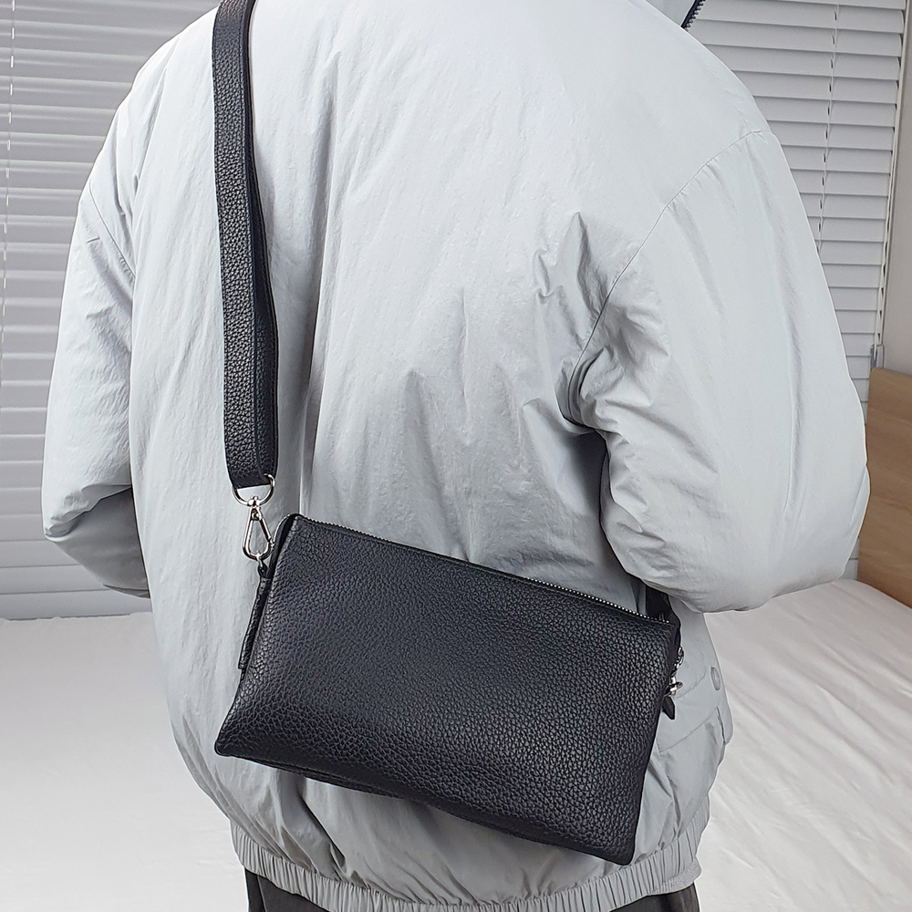 소가죽 남자 크로스백 미니 가죽 가방 데일리 여행용 직장인 사각 대학생 미니멀 핸드폰