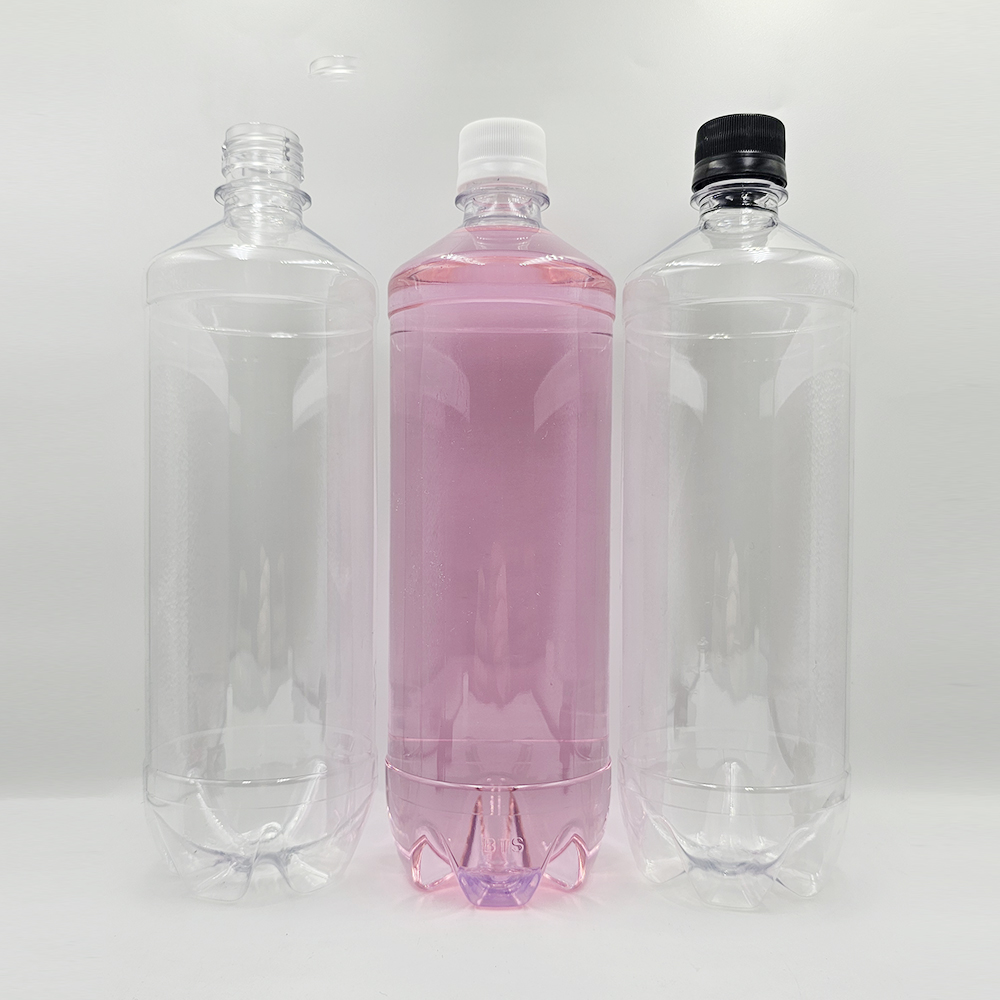 1리터 페트병 1000ml 일자 투명 플라스틱병 PET병 BOTTLE 공병 페트물병 - 메인 이미지