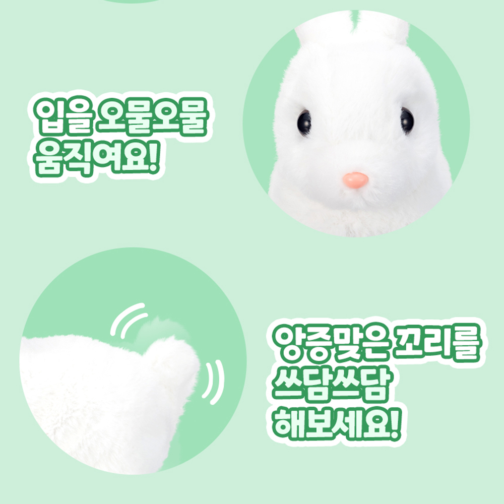 리틀슈슈 토끼 인형 하티 홉앤홉 스노우 버니 여자아이 크리스마스 선물 스티커 세트 - 상세 이미지 3