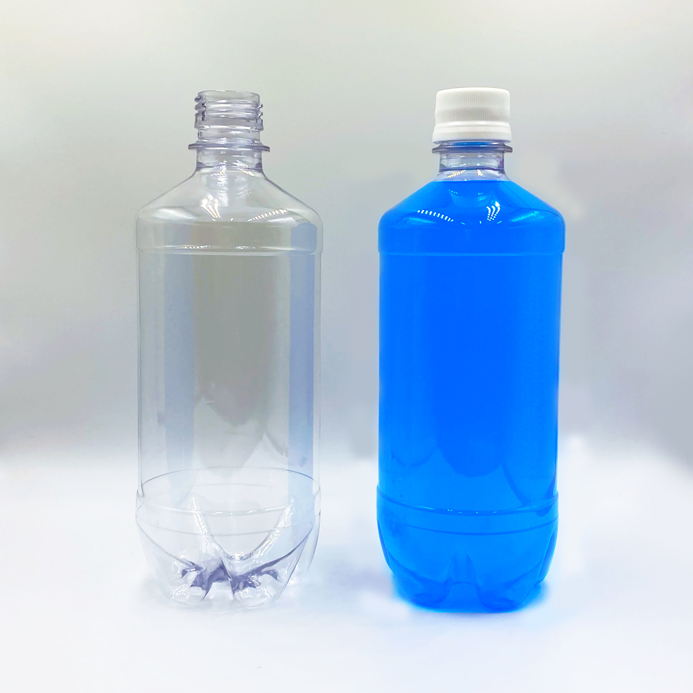 750ml 750미리 일자 투명 페트병 육수병 식혜병 보틀 BOTTLE 물병 - 상품 이미지