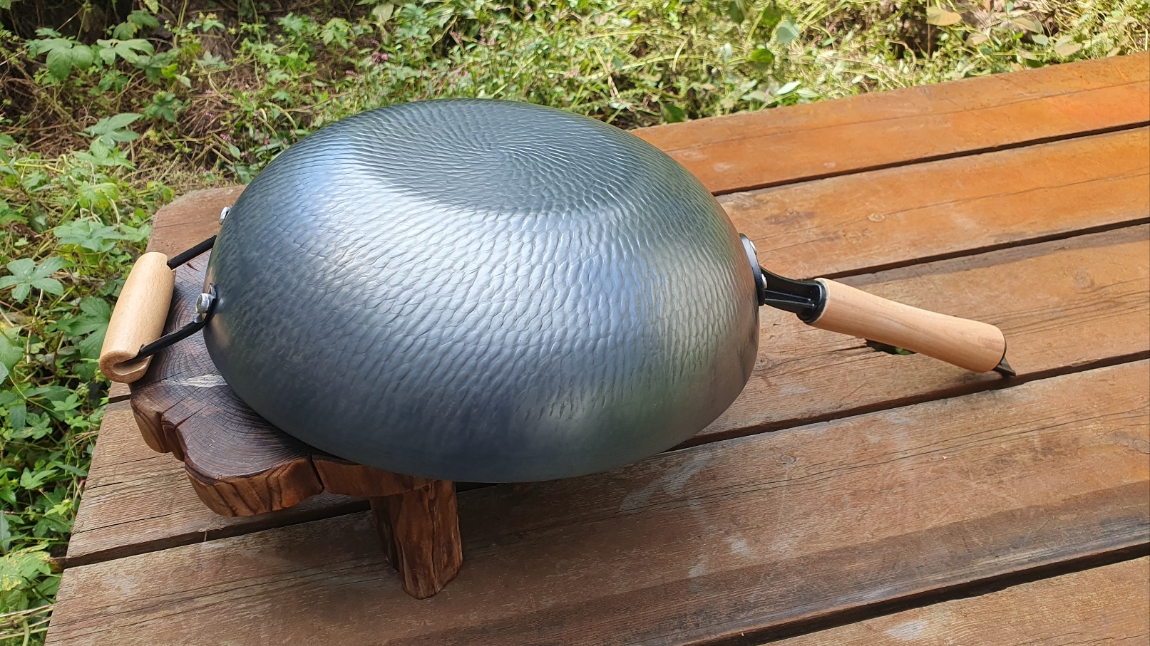 철판웍 중식웍 후라이팬 주방웍 양손냄비 32cm - 상세 이미지 3