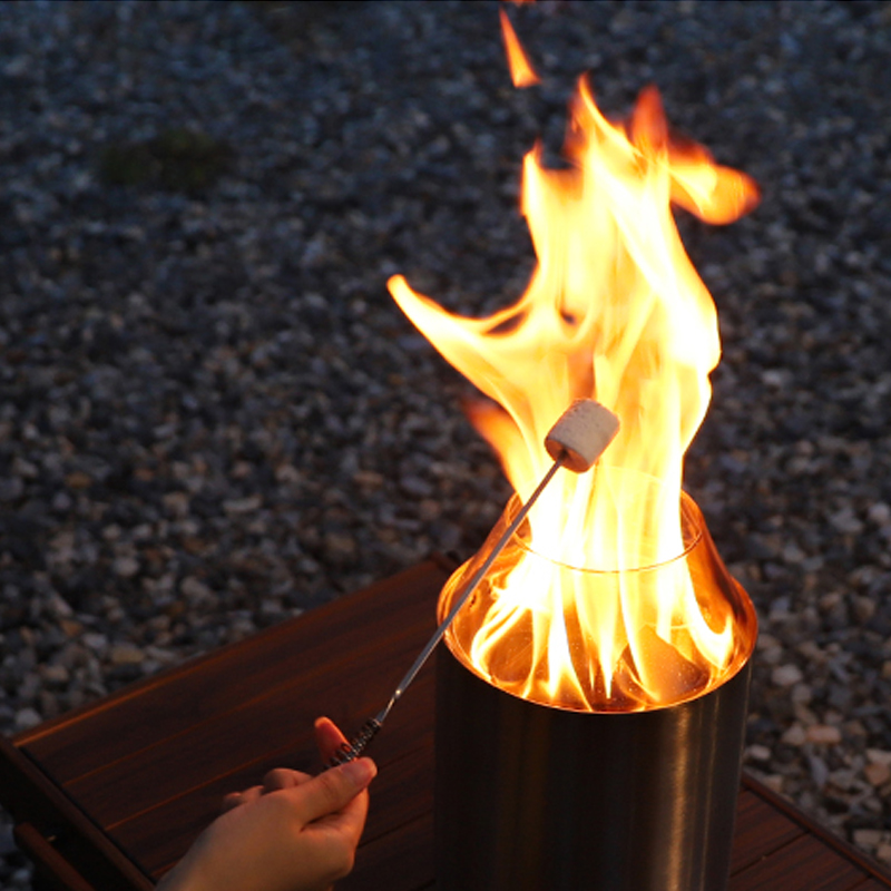 꾸버스 유어스토브 화로대 캠핑 이중연소 불멍 미니 원형 테이블 회오리 화로 바베큐그릴