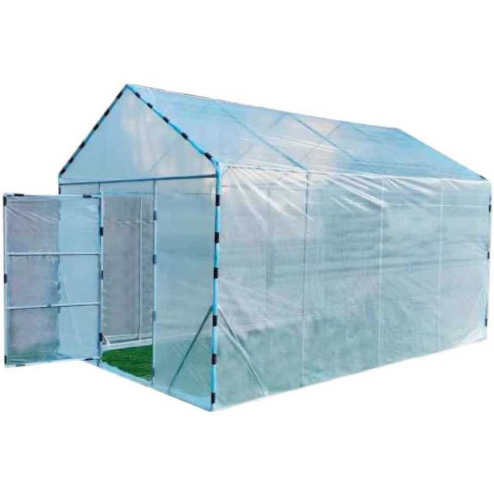 조립식온실 차양 단열재 간이 텃밭 비닐하우스 프레임 2x2x2.25m - 상품 이미지