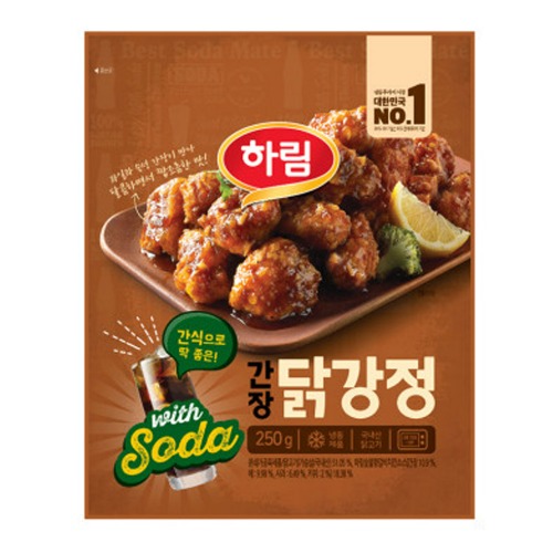 하림 간장닭강정 250g : 송이나무
