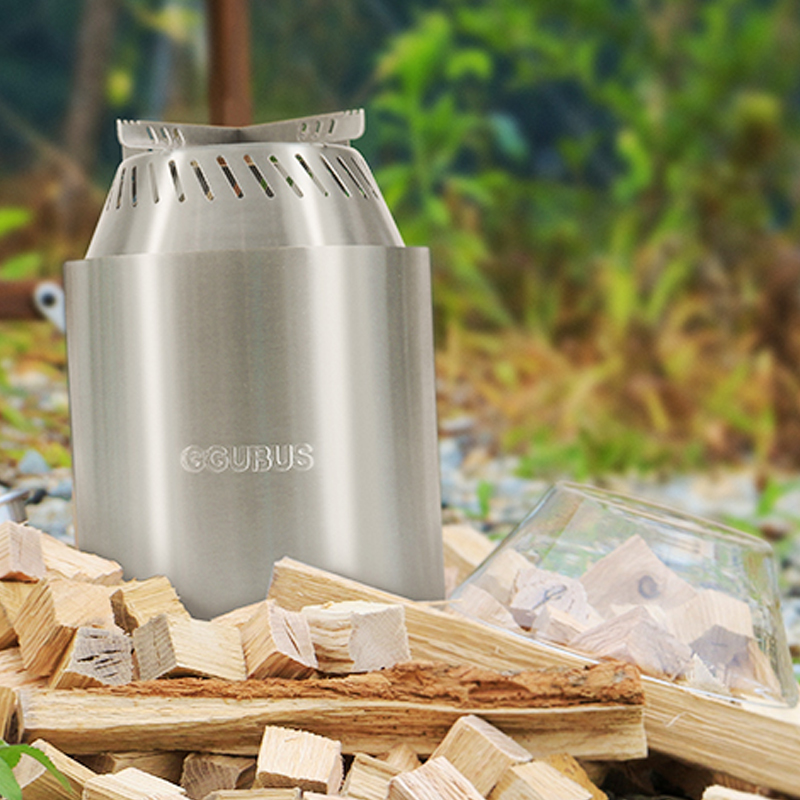 꾸버스 유어스토브 화로대 캠핑 이중연소 불멍 미니 원형 테이블 회오리 화로 바베큐그릴