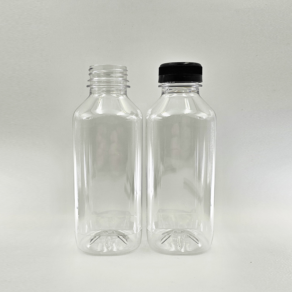 (105개)국내생산 보틀스페트병 500ml 38파이 일회용 사각물병 생수병 식혜병 보틀 - 메인 이미지