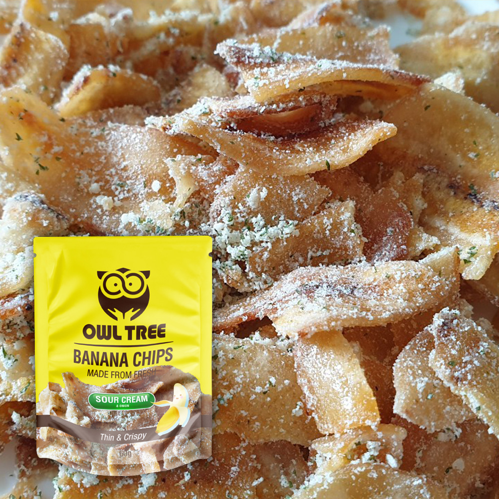 오울트리 바나나칩 샤워크림&어니언맛 필리핀 수입 과자 간식