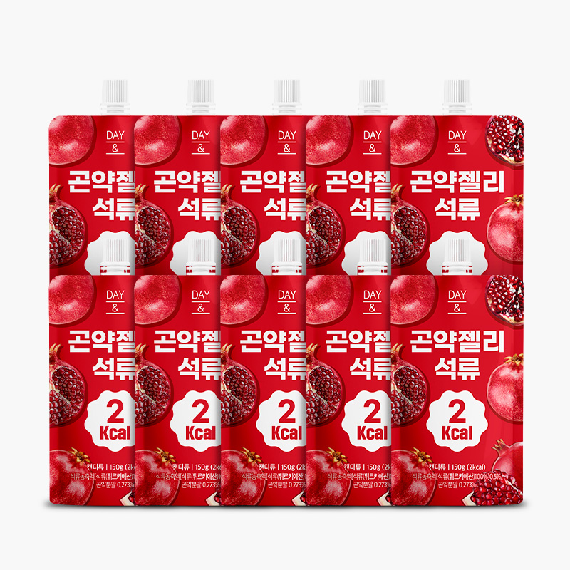 [오늘출발] 데이앤 곤약젤리 석류맛 석류, 150g, 20개