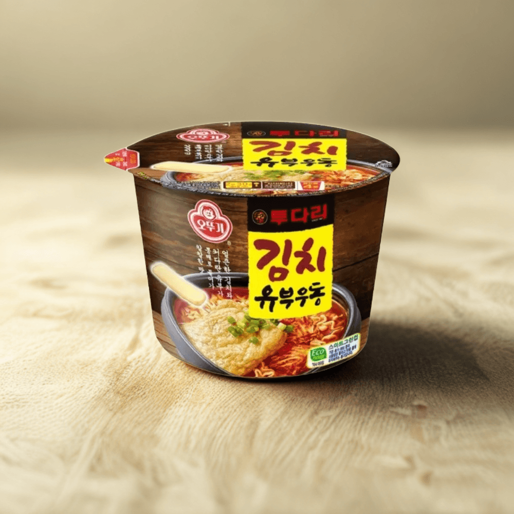 오뚜기 투다리 김치 유부우동 100g 얼큰한 : 에브리 one shop