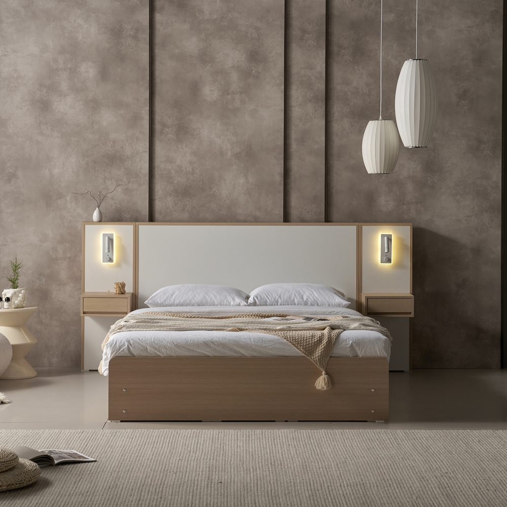 루나힐 침대프레임퀸 트윈베드 중학생 서랍형 높은 퀸사이즈 안방