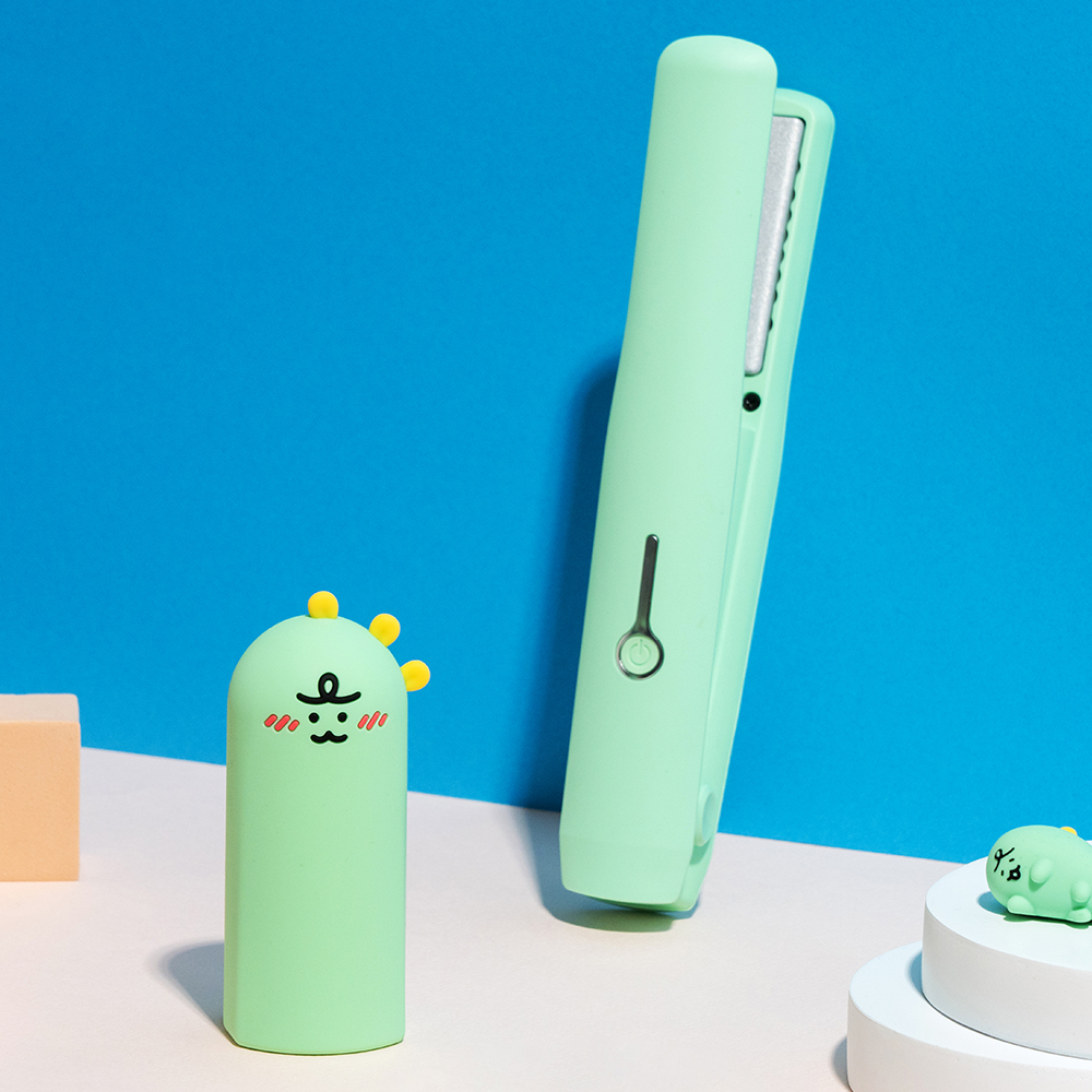 카카오프렌즈/니니즈 휴대용 무선 미니 고데기 죠르디 - 상품 이미지