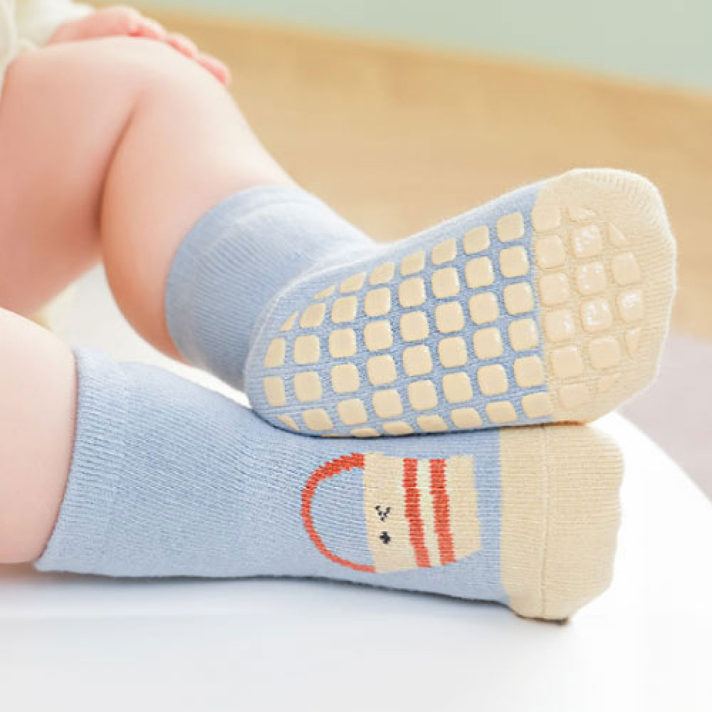 아기양말 신생아 유아 양말 돌 아기 수면 풋워머 미끄럼방지 키즈 덧신 세트 이미지 7