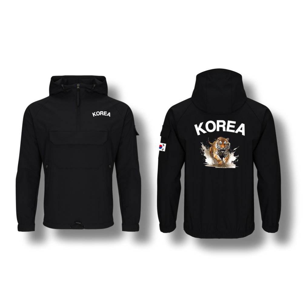 코리아타이거 아노락 바람막이 점퍼