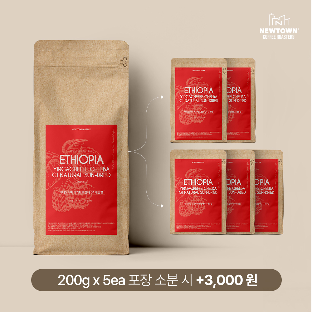 에티오피아 첼바 1kg G1 당일로스팅 과실향 홀빈 분쇄 - 상세 이미지 4