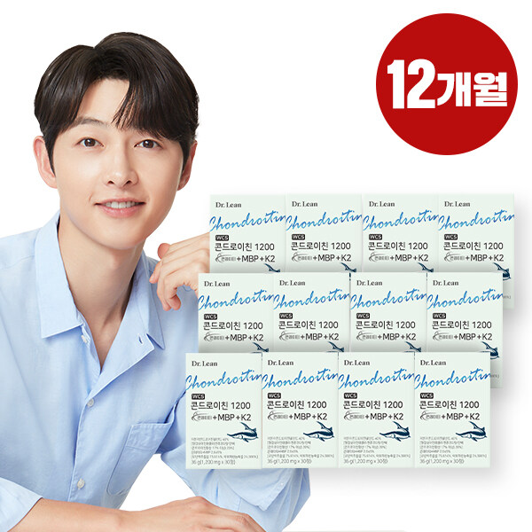 (K) 닥터린 콘드로이친 1200 + MBP + K2 (30정X12박스)