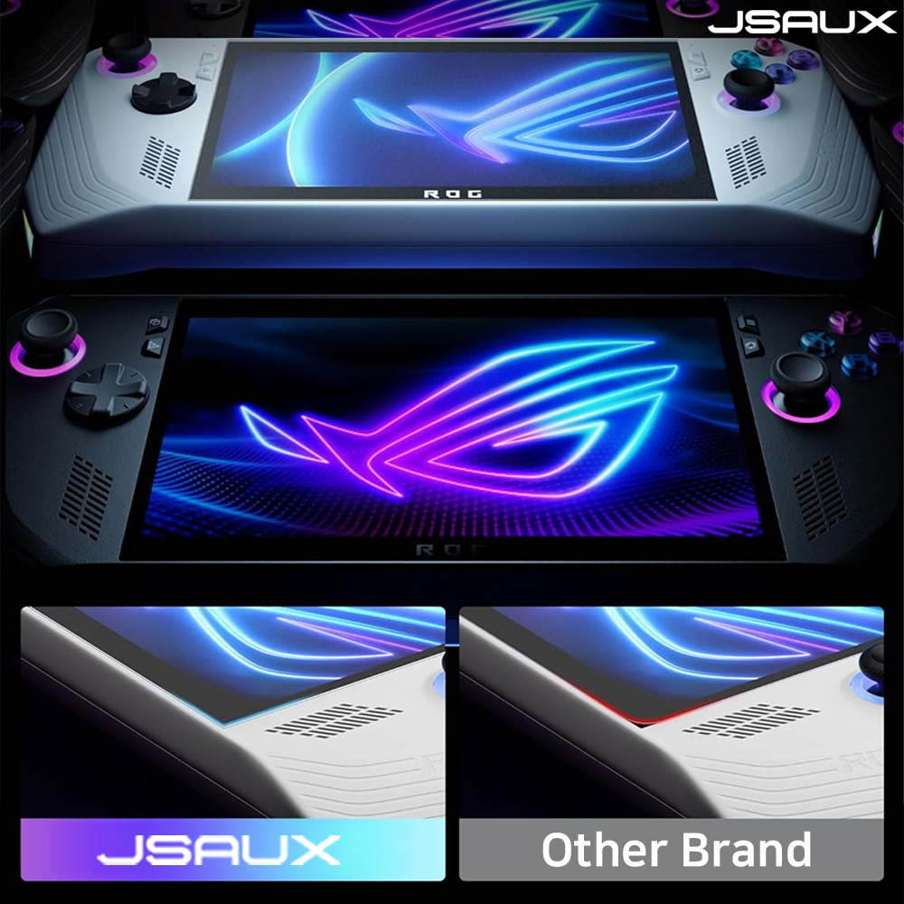 ROG XBOX Ally X 필름 JSAUX 엑갈리 고투명 강화유리 액정보호필름 2매 - 상세 이미지 4