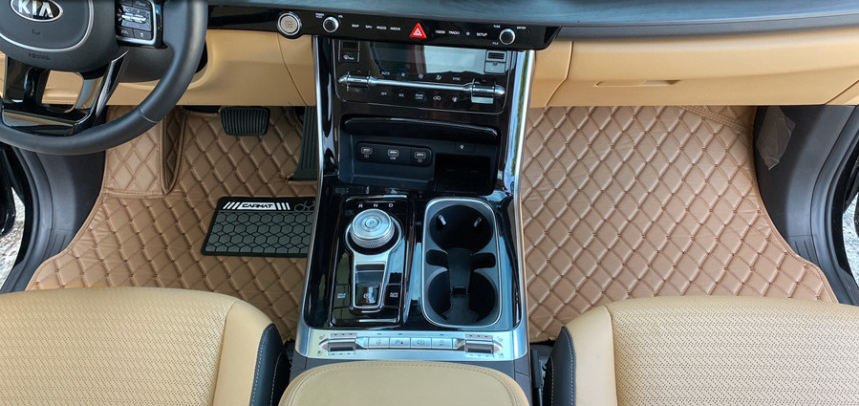 올뉴카니발 ka4 4세대 카니발 모노륨매트 카매트 브라운 1,2열