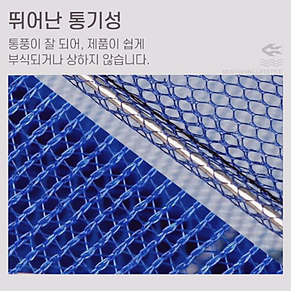 지퍼식 밀폐 3단 건조망 자연 건조대 생선 과일 소형 이미지 8