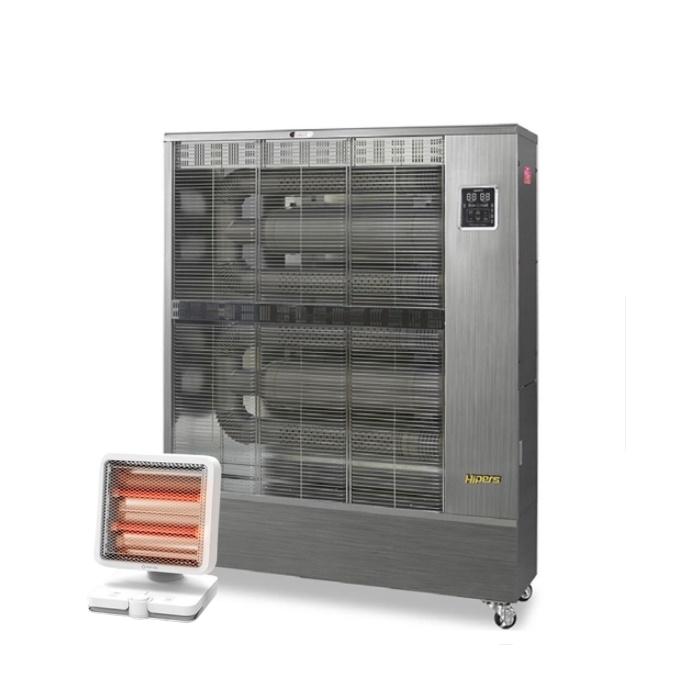 야구장 대형돈풍기 전기튜브히터 공장난방기 골프장난로