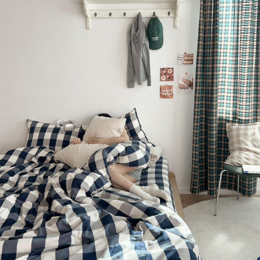 마리엔젤 빅깅엄 체크 이불