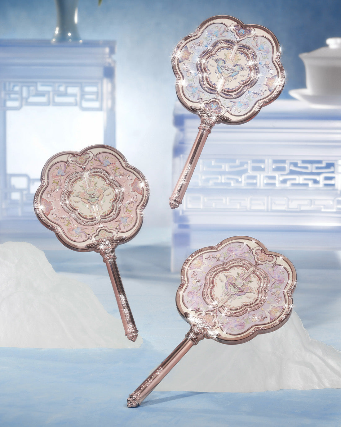 플라워노즈 버터플라이 클라우드 손거울 - 상세 이미지 2