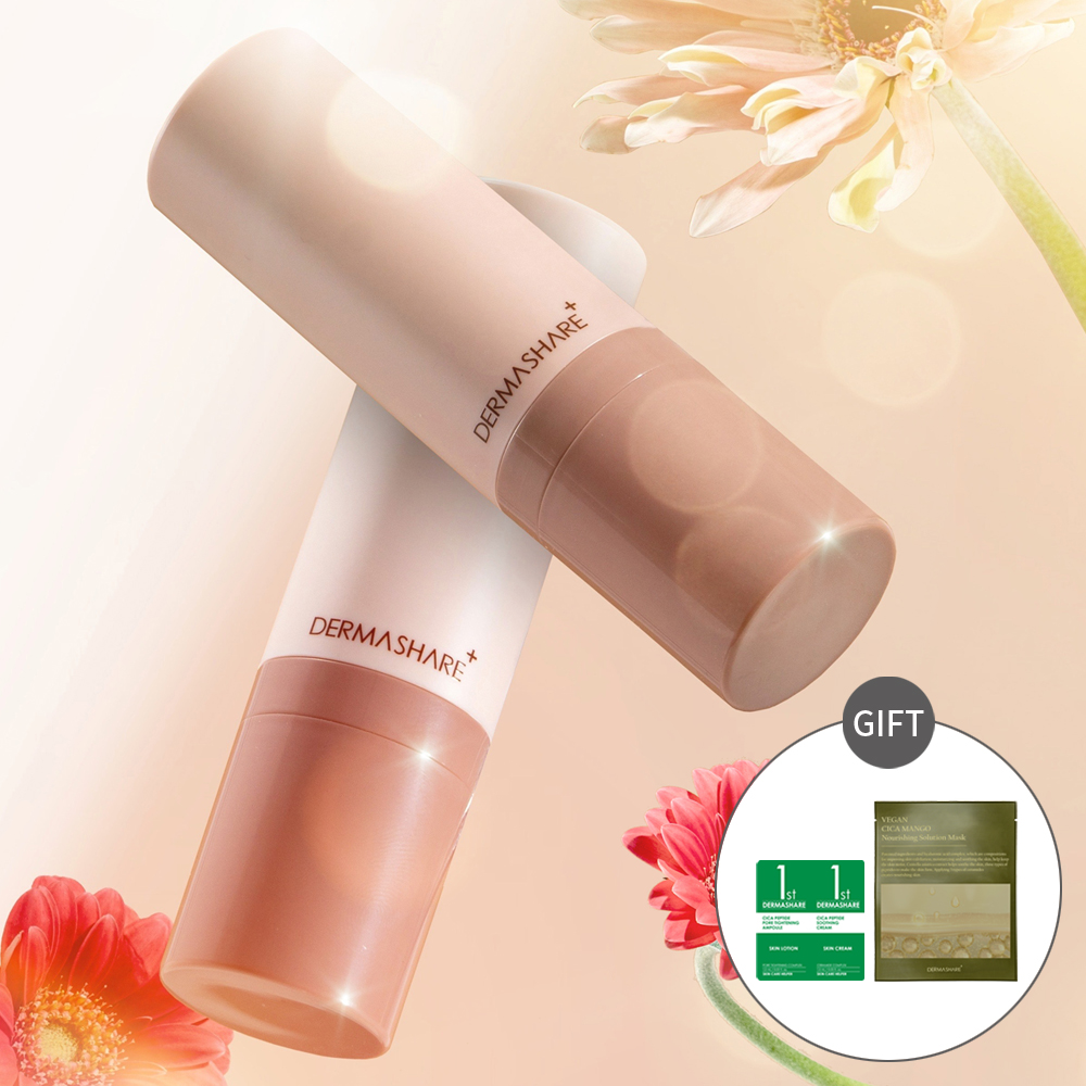 더마쉐어 비건 내추럴 초밀착 커버 저자극 스틱 파운데이션 (SPF50+) 14g - 상품 이미지