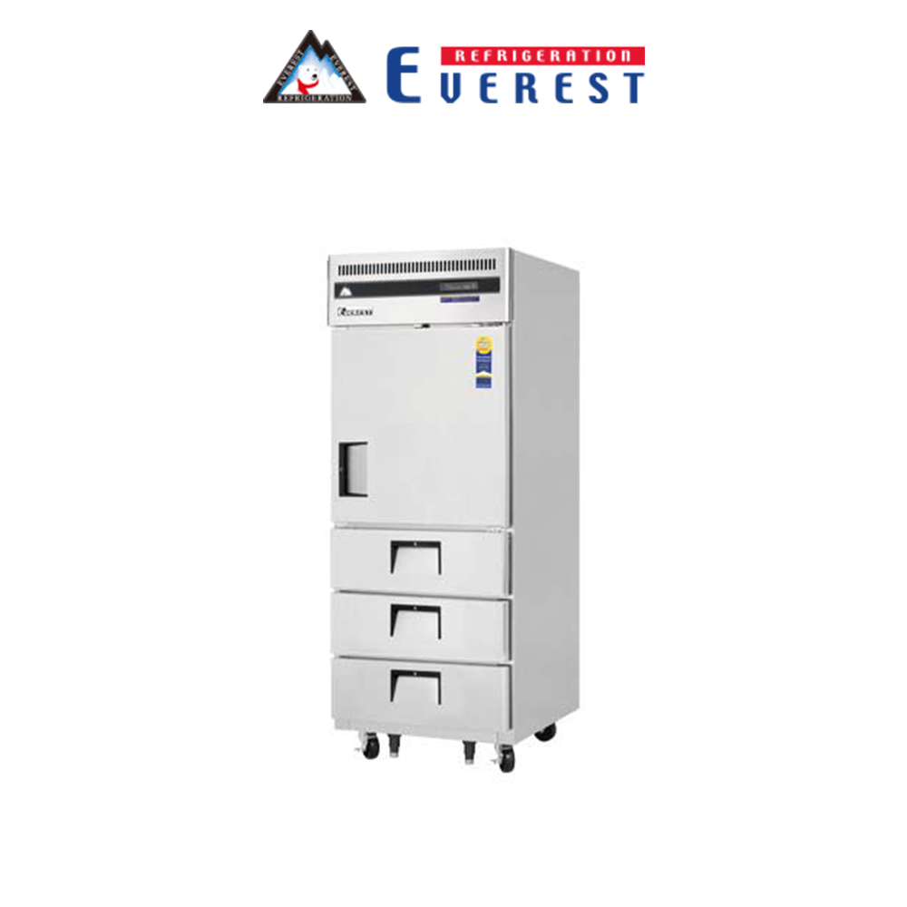 부성 25박스 서랍식 냉장고 업소용 간냉식 B074S-13ROOS-E